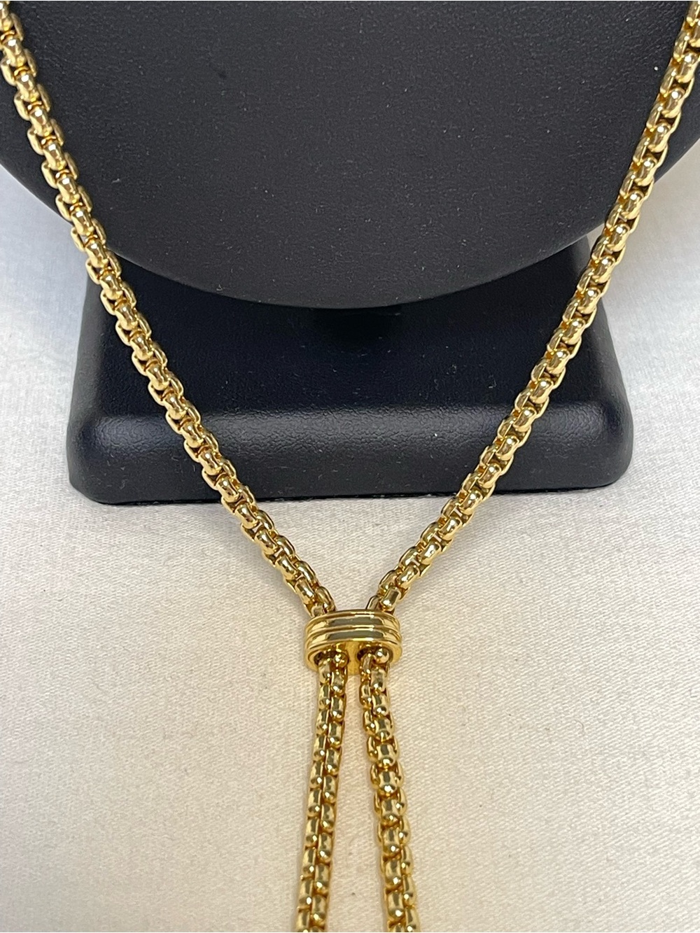 J. Crew Gold Tassel Long Necklace - Picture 4 of 8